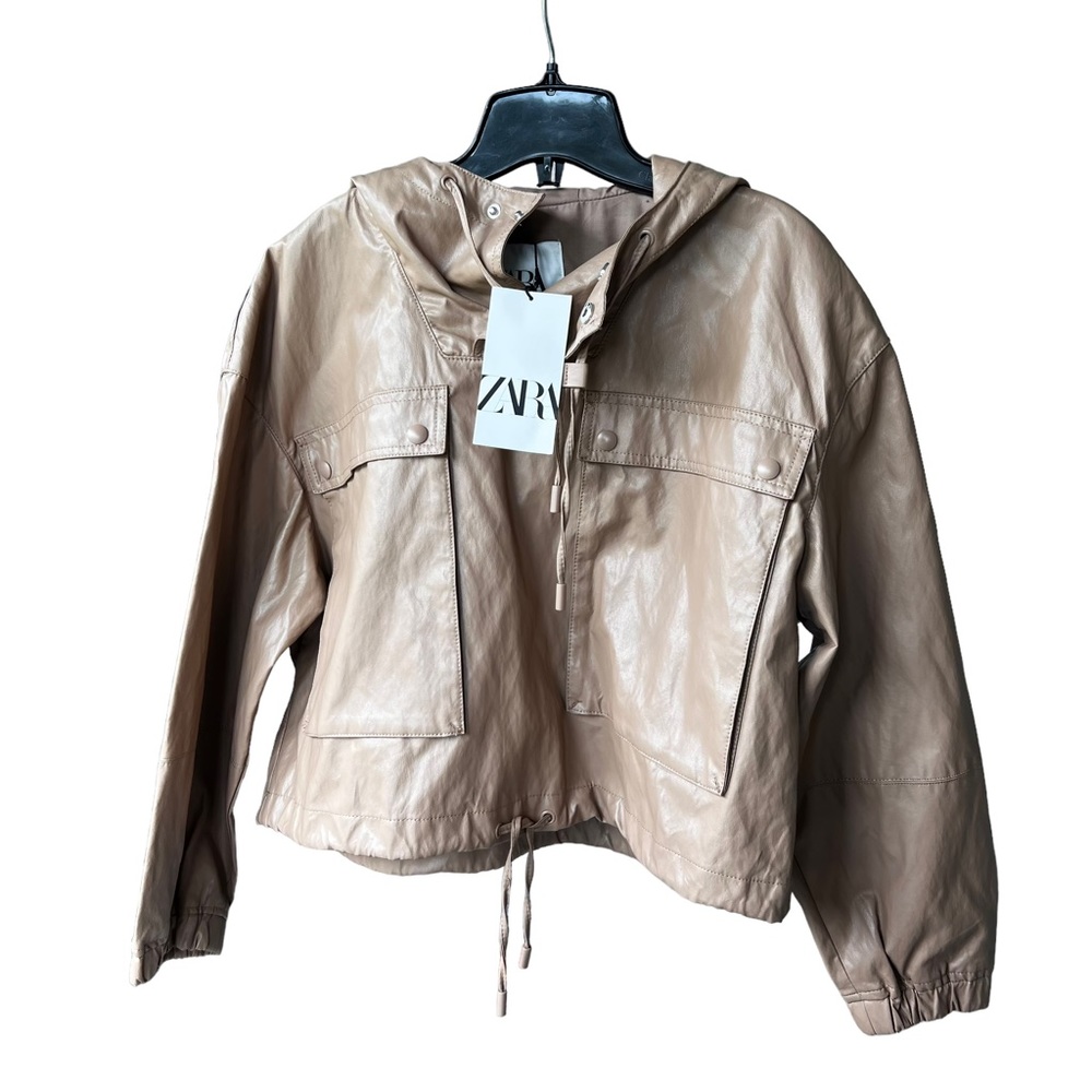 ZARA Water Repellent Hoodie Jacket Size S